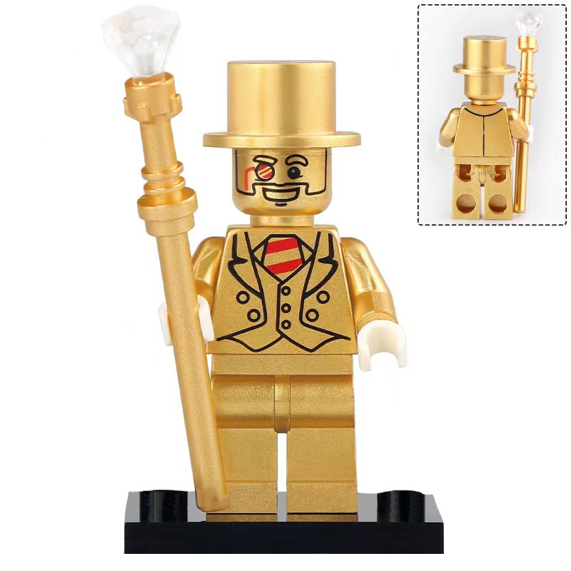 Mr. Gold Marvel Super Heroes Minifigures Building Toys Gift
