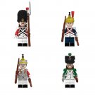 4pcs Napoleonic Wars Swiss Grenadier Italian Infantry Dutch Dragoons Minifigures