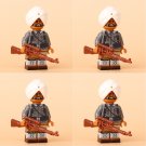 4pcs WW2 German Army The Indian Legion Soldiers Minifigures Building Toys