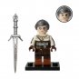 2pcs The Witcher Ciri Geralt the White Wolf Minifigures Building Toys
