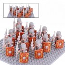 12pcs Medieval Roman Legionary Infantry Soldiers Minifigures Building Toys