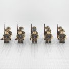 10pcs WW2 German Leibermuster Camo Soldiers Minifigures Building Toys