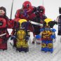 16pcs Marvel Multiverse Deadpool X Wolverine Variants Minifigures Building Toys