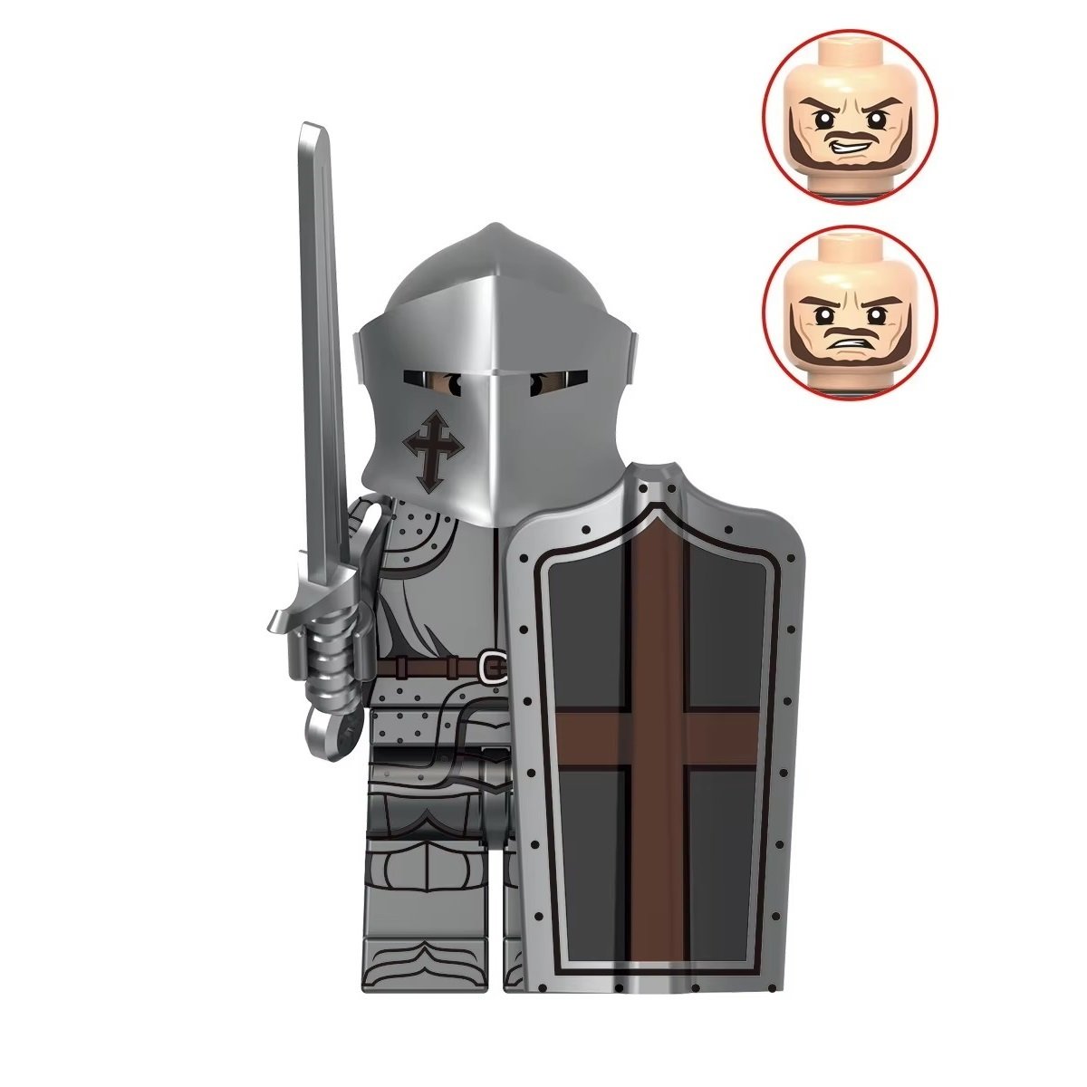 Medieval Knight Castle Guard Armored Knight Minifigures Minifigs Toy Gift