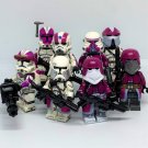 8pcs Star Wars Galactic Marines Bacara Heavy Gunner Airborne Trooper Minifigures