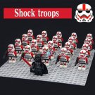 21pcs/set Star Wars Minifigures Darth Vader Commander Shock Troopers Army Block