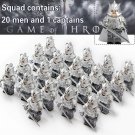 21pcs/set Game of Thrones Kingsguard Bodyguards of the Iron Throne Minifigures
