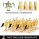 21pcs/set Star Wars Revenge of Sith General Grievous & Battle Droid Minifigures