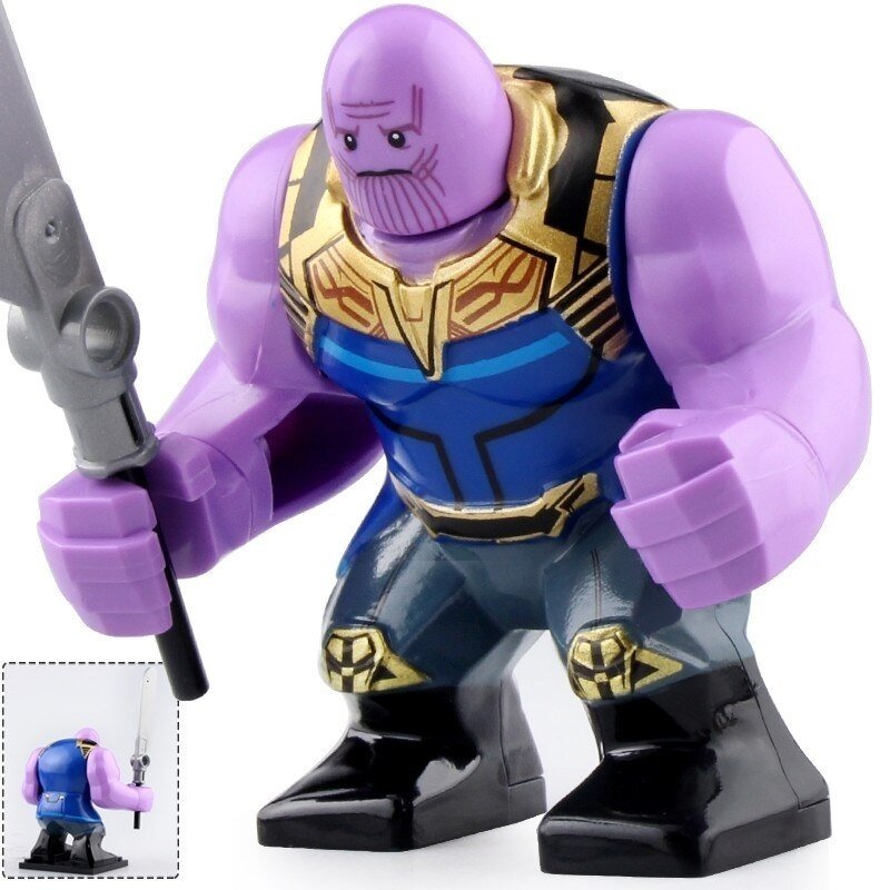 Big Size Thanos The Mad Titan Marvel Avengers Endgame Minifigures Toy Gift