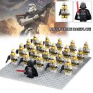 21pcs/lot Darth vader Leader Military Stormtroopers Star Wars Minifigures Block