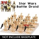 16pcs Battle Droid Dirty Army Star Wars Episode 1 The Phantom Menace Minifigures