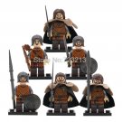 6pcs/set Game of Thrones Soldiers of Winterfell Eddard Stark Minifigures