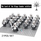 21pcs/set Gondor Archer Battle for Middle-earth Lord of the Rings Minifigures