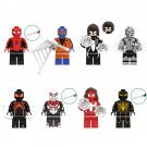 8pcs Spider-Man Stealth Suit Spider-Armor Spider-Girl Minifigures Minifigs Toys