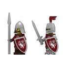2pcs Medieval Castle Griffin Knights Minifigures Minifigs Toy Gift