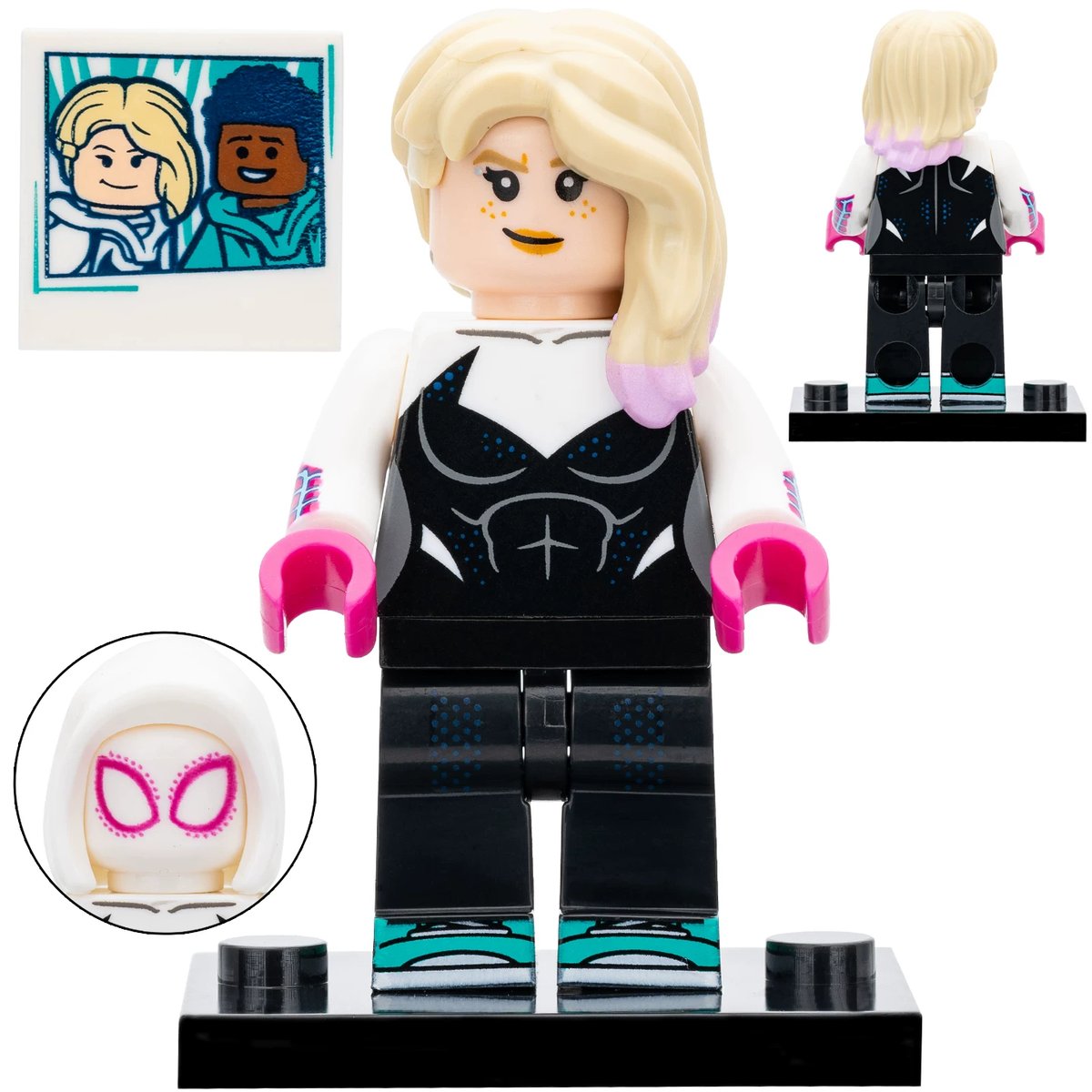 Spider-Man Spider-Verse Ghost-Spider Minifigures Minifigs Toy Gift