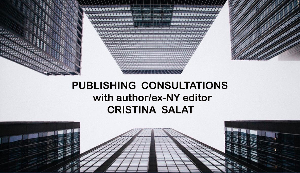 Publishing Consultation with author/ex-NY editor CRISTINA SALAT, 1/2 Hour