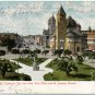 San Jose, CA - City Hall Park, PO, & St. Josephs Church c1907