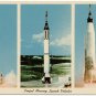 Project Mercury Launch Vehicles, c1960s Chrome Postcard