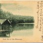 South End of Lake Minnewaska, NY c1906 Postcard