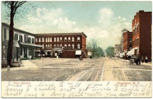 Main Street, Frankfort, NY c1916 Postcard