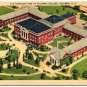 Aerial - Columbia College, Columbia, SC Linen Postcard