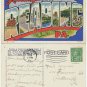 Reading, PA (Large Letter), c1937 Linen Postcard