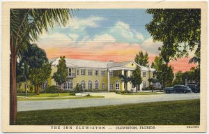 The Inn Clewiston, Clewiston, FL c1946 Postcard