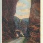 Tunnel along Rainbow Route, Salida, CO c1935 Postcard