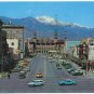 Pikes Peak Avenue, Colorado Springs, CO c1963 Postcard