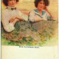 Over the Garden Wall, E. E. Haskin 1905 Postcard