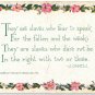 They are slaves who fear to speak, Old Postcard