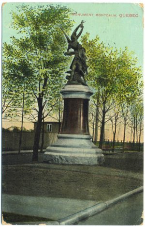 Monument Montcalm, Quebec c1915 Postcard