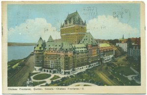 Chateau Frontenac, Qu&Atilde;&copy;bec Postcard