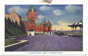 The Dufferin Terrace, Quebec Postcard