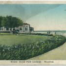 Mount Royal Park Lookout, Montreal Postcard