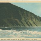Along the foot of Mt. St. Pierre, Gaspé, P.Q. Postcard