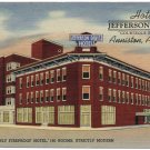 Hotel Jefferson Davis, Anniston, AL c1943 Postcard