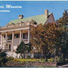 Governor's Mansion at Juneau, AK Postcard