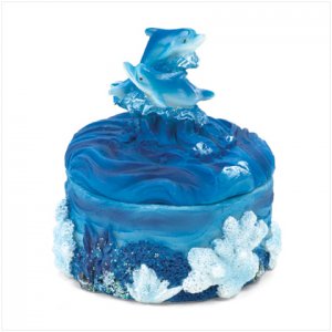 DOLPHIN MINI SNOWGLOBE/BOX SET