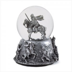 Medieval Knight Snowglobe