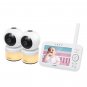 VTech VM5463-2 5-Inch Color LCD Video Baby Monitor with 2 Cameras