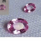 0.53 ct IGL Hot Pink Sapphire,unheated, Ceylon, IGL Premium Oval step cut Sri Lanka