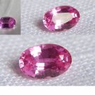 0.675 ct IGL Hot Pink Sapphire,unheated, Ceylon, IGL Premium Oval step cut Sri Lanka