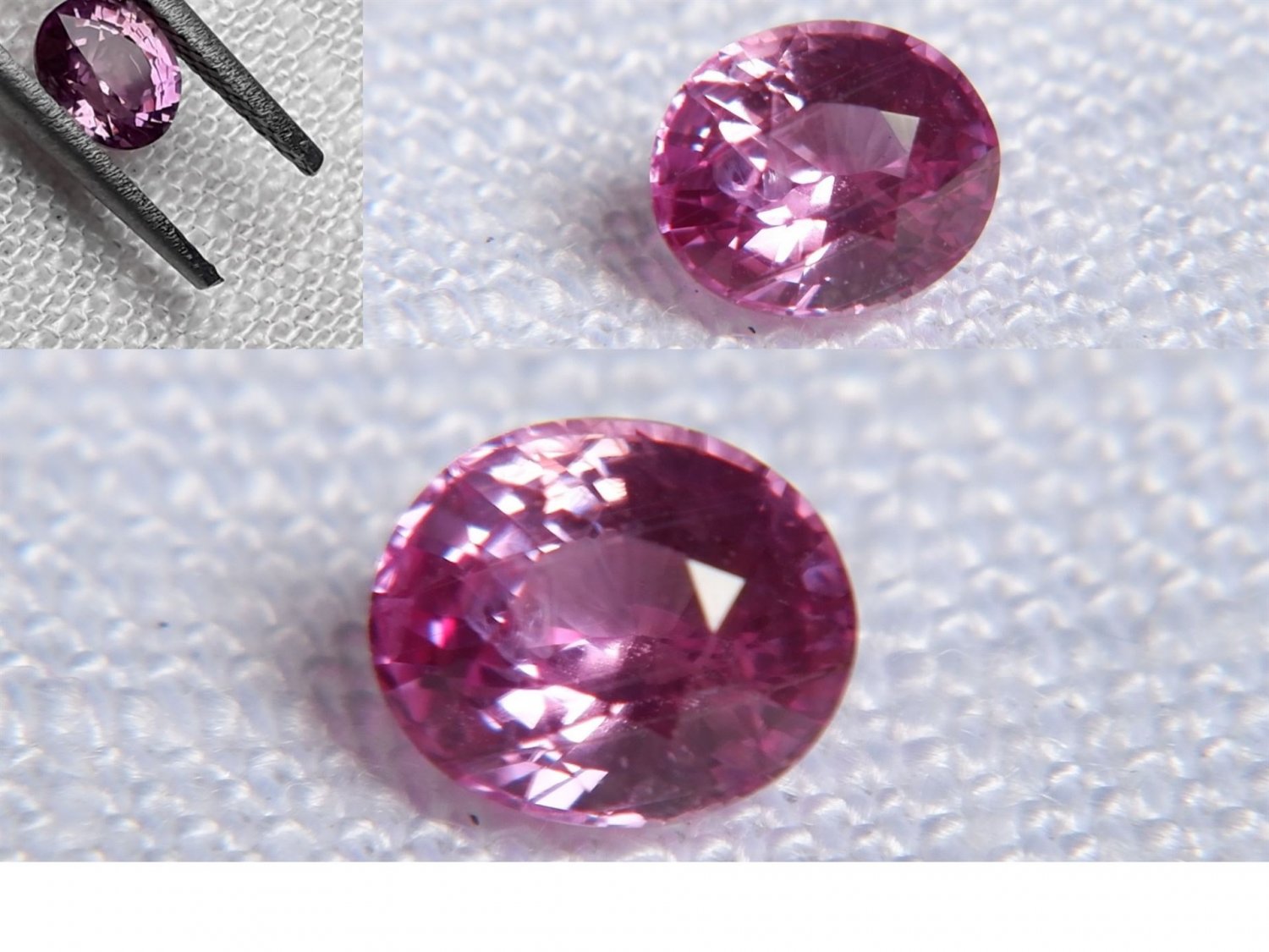 0.751 ct IGL Hot Pink Sapphire, premium cut, IGL Premium handcrafted oval step cut Sri Lanka