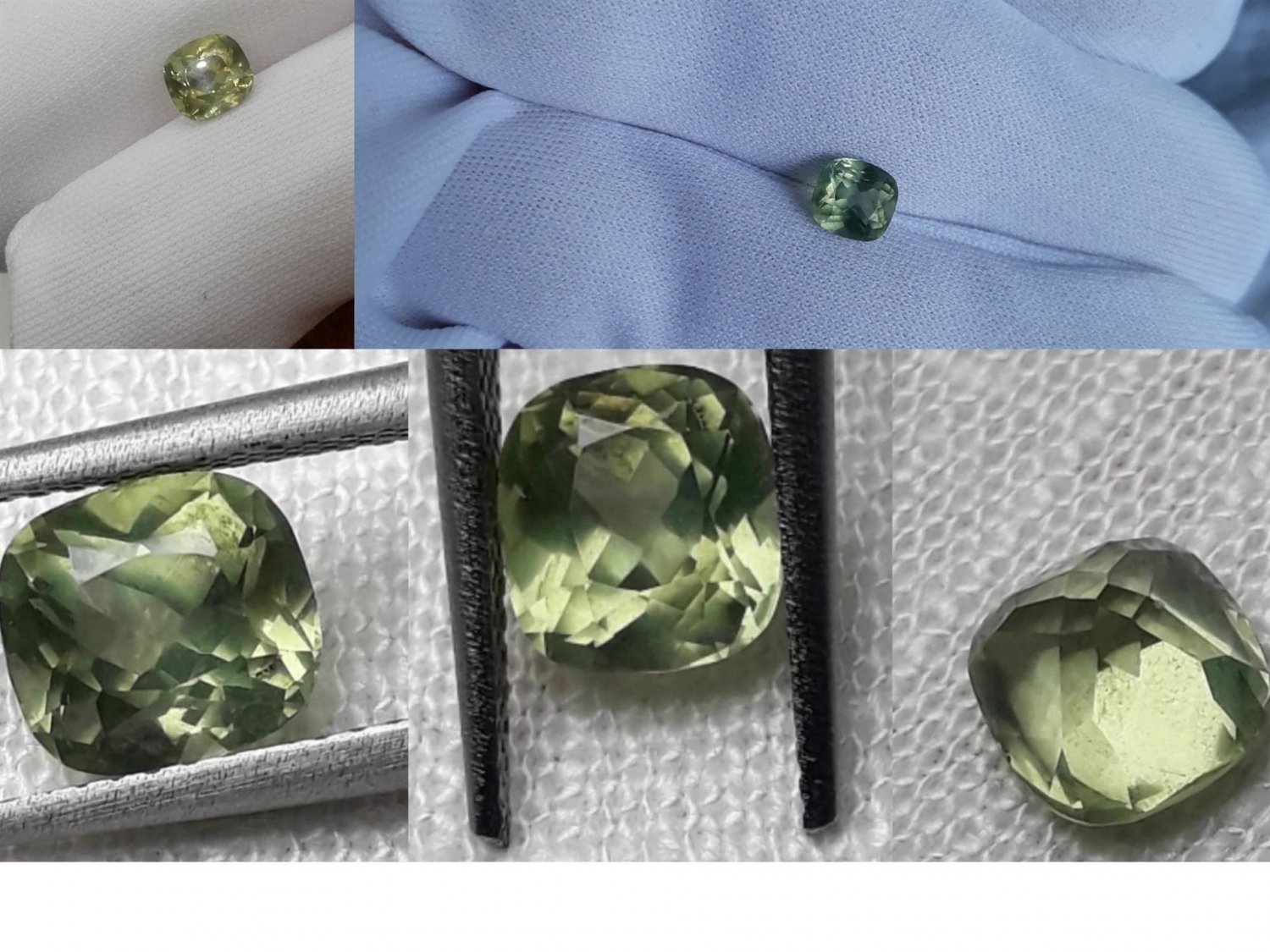 1.83 ct GIA unheated! Green-Blue Sapphire| GIA Premium handcrafted cushion cut Sri Lanka