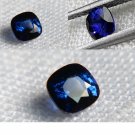 0.47 ct GIA vivid Royal Blue Sapphire, unheated| GIA Premium handcrafted square cushion cut Sri Lank