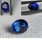 0.57 ct GIA vivid Royal Blue Sapphire, GIA Premium handcrafted oval cut Sri Lanka