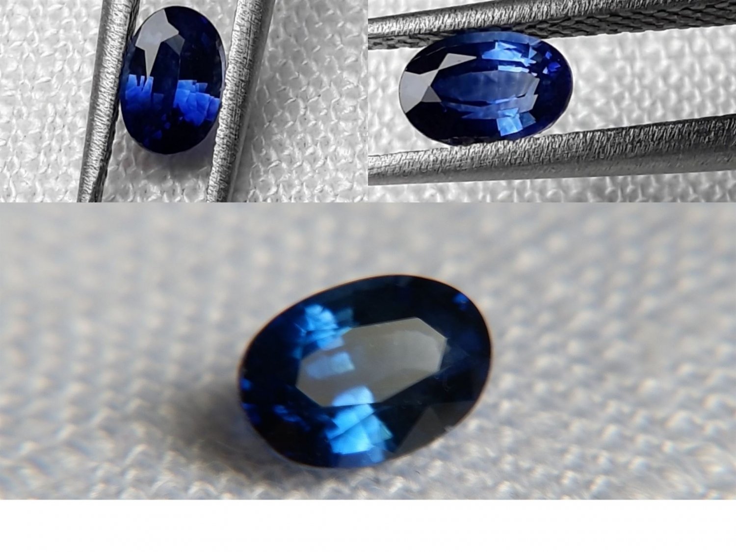 0.68 ct GIA vivid Royal Blue Sapphire, GIA Premium handcrafted oval cut Sri Lanka
