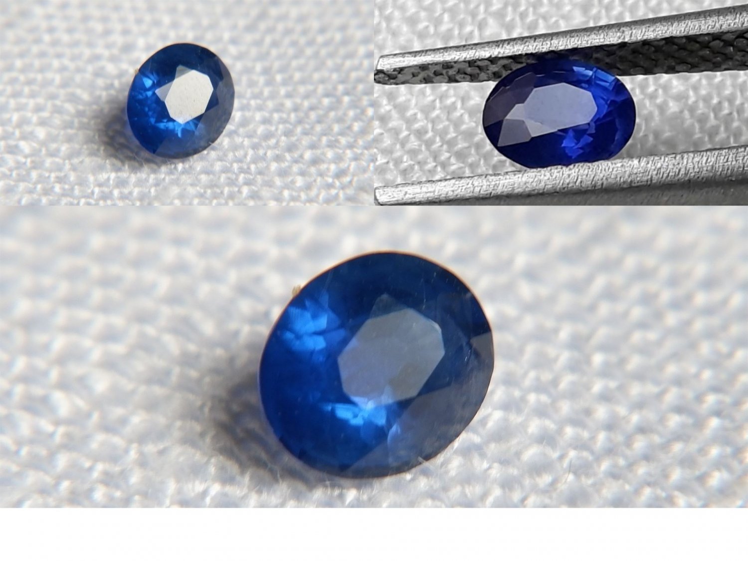 0.39 ct GIA vivid Royal Blue Sapphire, GIA Premium handcrafted oval cut Sri Lanka